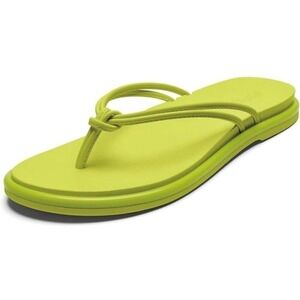 NEW Olukai AKA Citron Sandals Slip On Thongs Women's Size 8 NWT